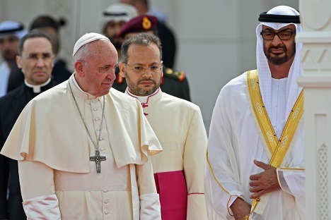 UAE-VATICAN-RELIGION-POPE