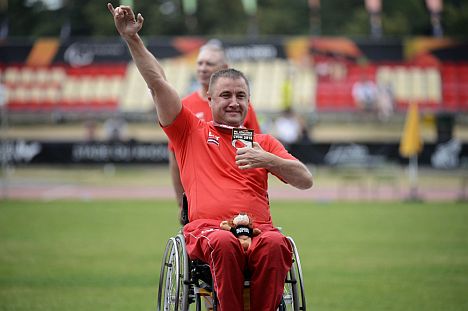 Айгарс Апинис, метание диска, паралимпиец