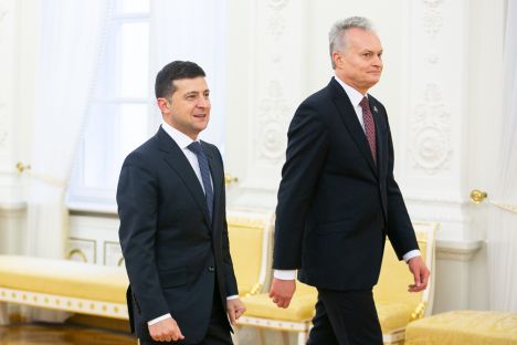 Baltic news,News from Latvia,BNN.LV,BNN-NEWS.COM,BNN-NEWS.RU, Литва, Украина, Влвдимир Зеленский, визит, Гитанас Науседа, санкции