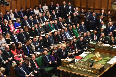 Борис Джонсон, Великобритания, Brexit, соглашение, парламент