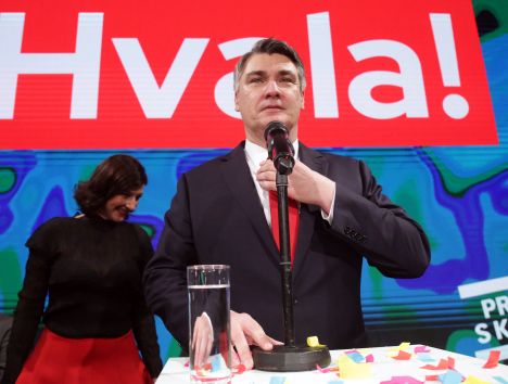 Балканы, Хорватия, Зоран Миланович, выборы президента