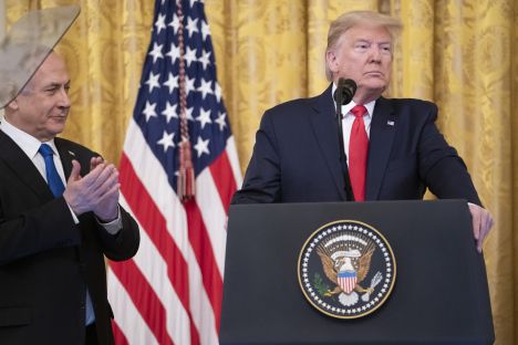 Израиль, Палестина, конфликт, мирный план, Дональд Трамп, Махмуд Аббас, Биньямин Нетаньяху