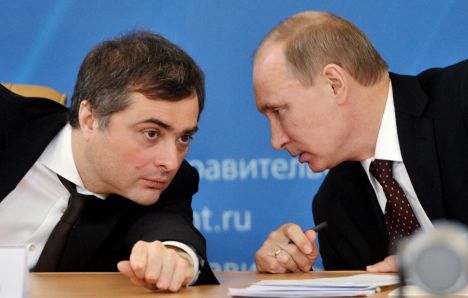 Россия, президент, советник, помощник, Владислав Сурков, Владимир Путин