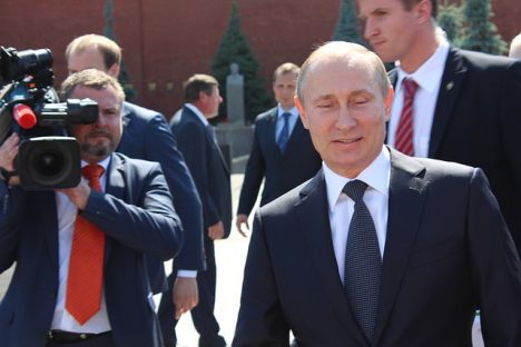Владимир Путин, Россия, Сандра Калниете