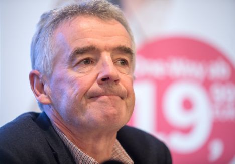 Ryanair, рейс, пассажирские места, пассажиры, Майкл О'Лири