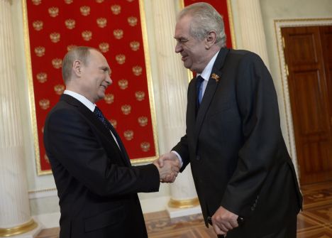 Россия, День победы, Чехия, Милош Земан