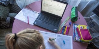дистанционное обучение, Covid-19, Даугавпилс, распространение инфекции, школы, вирус
