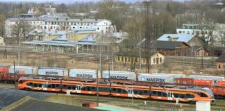 железная дорога, Эстония, поезда